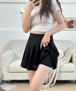 インナーパンツ付きミニスカートレディース 送料無料 即日発送-2