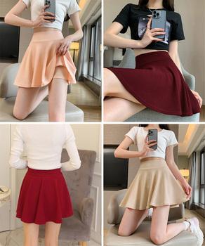 インナーパンツ付きミニスカートレディース 送料無料 即日発送-4