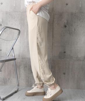 ジョガーパンツ ウエストゴム 春夏ズボン 送料無料 即日発送-5