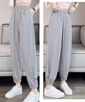 ジョガーパンツ ウエストゴム 春夏ズボン 送料無料 即日発送-7