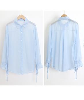 シャツブラウス 夏服 サマーカーディガン 送料無料 即日発送-8