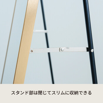 スタンドミラー ルーミー アーチ 幅60cm 鏡 姿見 全身 ゴールド 大型 ワイド インテリア 送料無料-11