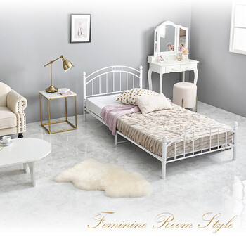 シングルベッドKH 3079S WH 送料無料-5