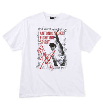 大きいサイズ INOKI ISM アントニオ猪木天竺半袖Tシャツ 3L 4L 5L 6L 8L ホワイト ラッピング可 送料無料 即日発送-0