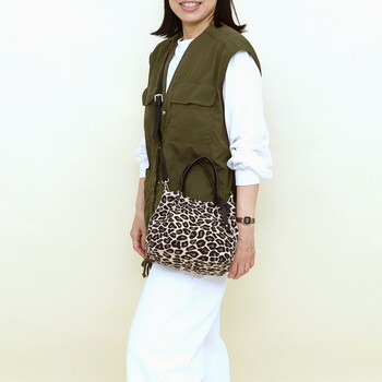 アニマル柄つまみハンドル2WAY トートバッグ ショルダーバッグ　 COOCO 送料無料 即日発送-19