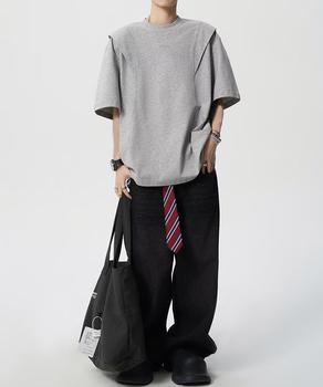 半袖 ワンポイントTシャツ メンズ 夏服 送料無料 即日発送-7