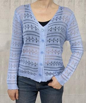 透かし編みカーディガンフェミニン夏羽織り 送料無料 即日発送-7