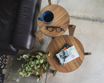 マホガニー Jardin Plants Table set ジャルダン プランツ テーブルセット MHOPLT3S 送料無料-15