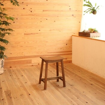 スツール 座面高45cm マホガニー材ナチュラルテイスト MHO 450ST 送料無料-3