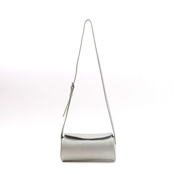 シュリンクレザー 筒形カブセ ショルダーバッグ 革 牛革　 COOCO 送料無料 即日発送-9