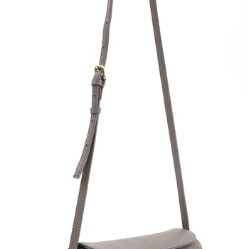 シュリンクレザー 筒形カブセ ショルダーバッグ 革 牛革　 COOCO 送料無料 即日発送-15