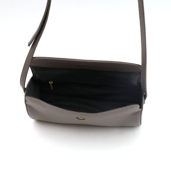 シュリンクレザー 筒形カブセ ショルダーバッグ 革 牛革　 COOCO 送料無料 即日発送-16