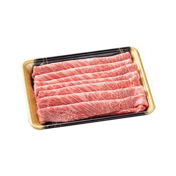 岩手 前沢牛オガタ 小形牧場牛 肩ロースすき焼き しゃぶしゃぶ用 肩ロース400g 牛肉 送料無料-1