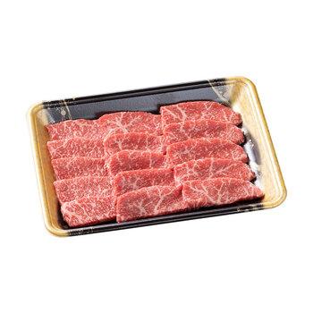 岩手 前沢牛オガタ 小形牧場牛 肩焼肉用400g 牛肉 送料無料-1