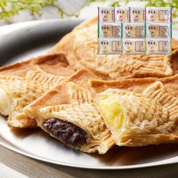 北海道 十勝クロワッサン鯛焼き3種セット 十勝つぶあん90g×4 十勝ミルク90ｇ×3 十勝カスタード90ｇ×3 詰め合わせ 洋菓子 送料無料-2