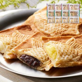 北海道 十勝クロワッサン鯛焼き3種セット 十勝つぶあん90g×4 十勝ミルク90ｇ×4 十勝カスタード90ｇ×4 詰め合わせ 洋菓子 送料無料-2