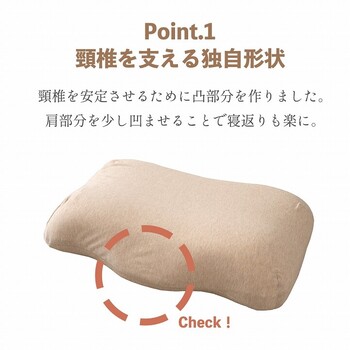 やすらぐ カバー付き 整骨院長監修 首やすらぎ枕 送料無料-4