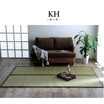 ラグ マット 約191×191cm い草 夏用 沖縄ビーグ 送料無料-1