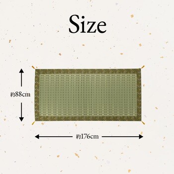 日本製 い草 約88×176cm 盆 法事 仏前 掛川織 シンプル 松川 御前ござ 送料無料-6