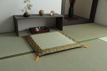 日本製 い草 盆 法事 仏前 掛川織 シンプル 約70×70cm 松川 御前座布団 送料無料-8