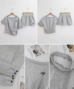 ガーリーセットアップ ワンオフショルダー 送料無料 即日発送-9