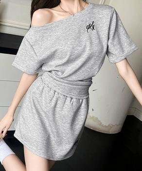 ガーリーセットアップ ワンオフショルダー 送料無料 即日発送-7