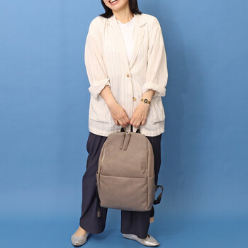 フェイクレザー9ポケットリュック A4 PC対応 リュックサック 定番 COOCO 送料無料 即日発送-15