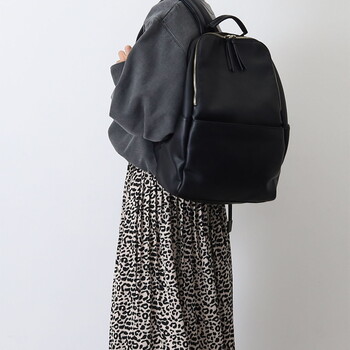 フェイクレザー9ポケットリュック A4 PC対応 リュックサック 定番 COOCO 送料無料 即日発送-2