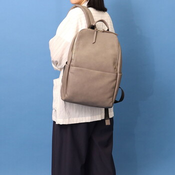 フェイクレザー9ポケットリュック A4 PC対応 リュックサック 定番 COOCO 送料無料 即日発送-6