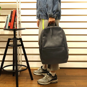 フェイクレザー9ポケットリュック A4 PC対応 リュックサック 定番 COOCO 送料無料 即日発送-7