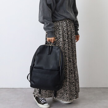 フェイクレザー9ポケットリュック A4 PC対応 リュックサック 定番 COOCO 送料無料 即日発送-8