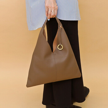 リングチャーム付トライアングル ワンショルダー バッグ COOCO 送料無料 即日発送-3