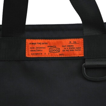 撥水2WAYトートバッグ ショルダーバッグ A4収納可能  COOCO orange tag 送料無料 即日発送-15