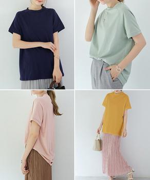 ボーダーTシャツ 半袖チュニックTシャツ 送料無料 即日発送-8