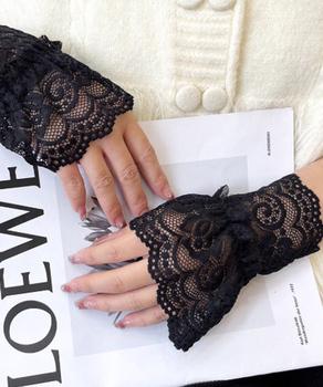 レース 付けカフス レディース 重ね着風 送料無料 即日発送-4