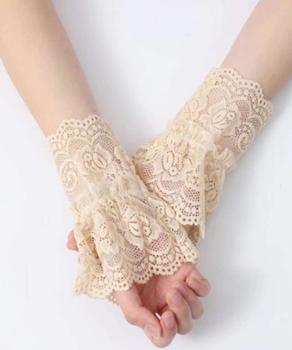 レース 付けカフス レディース 重ね着風 送料無料 即日発送-8