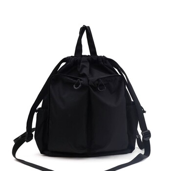 撥水ビッグポケット巾着 リュック A4収納可能 COOCO 送料無料 即日発送-1
