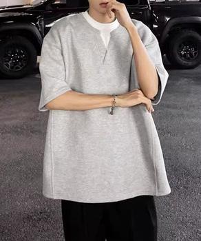 半袖Tシャツ メンズ 重ね着風カットソー 送料無料 即日発送-5