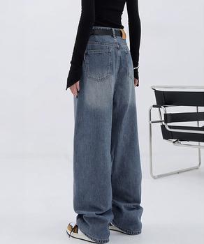 ワイドデニムパンツビンテージジーンズ美脚 送料無料 即日発送-4