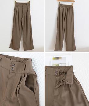 ワイドパンツ ツータックスラックスパンツ 送料無料 即日発送-8