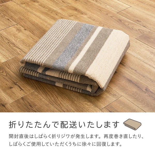 ラグ タフトラグ 約185×240cm 洗える 速乾 軽量 抗菌防臭 日本製 フィン 2カラー 3サイズ 送料無料-16