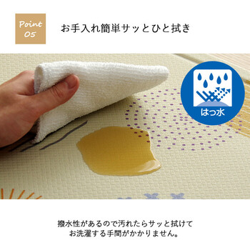 キッチンマット 約45×180cm お手入れ簡単 拭ける すべりにくい ネコ柄 PVC プラッツ 送料無料-5