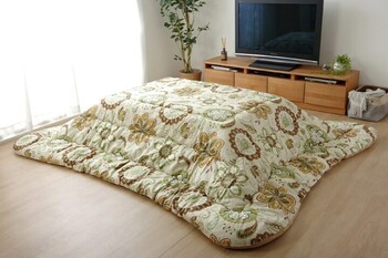 こたつ布団 約205×245cm 国産 アリス ベイシス フラワー ブラッド ポーン ベルテ 送料無料-18