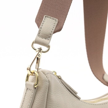 シュリンクレザー ダブルストラップ 2WAY ショルダーバッグ　 COOCO 送料無料 即日発送-9