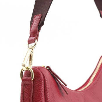 シュリンクレザー ダブルストラップ 2WAY ショルダーバッグ　 COOCO 送料無料 即日発送-11