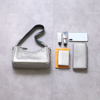 シュリンクレザー ダブルストラップ 2WAY ショルダーバッグ　 COOCO 送料無料 即日発送-15