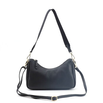 シュリンクレザー ダブルストラップ 2WAY ショルダーバッグ　 COOCO 送料無料 即日発送-1