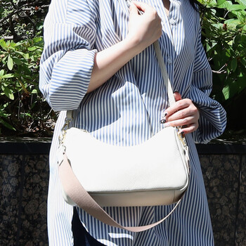 シュリンクレザー ダブルストラップ 2WAY ショルダーバッグ　 COOCO 送料無料 即日発送-22