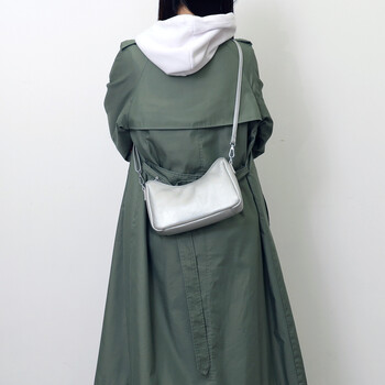 シュリンクレザー ダブルストラップ 2WAY ショルダーバッグ　 COOCO 送料無料 即日発送-24