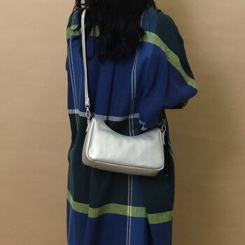 シュリンクレザー ダブルストラップ 2WAY ショルダーバッグ　 COOCO 送料無料 即日発送-25